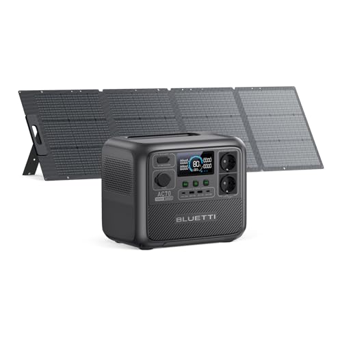 BLUETTI AC70 mit PV200-Solarpanel
